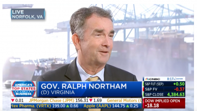 screenshot northam cnbc