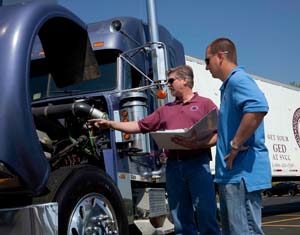 Commercial truck driving training at SVCC