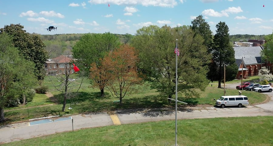 UPS drone test in Lawrenceville, VA